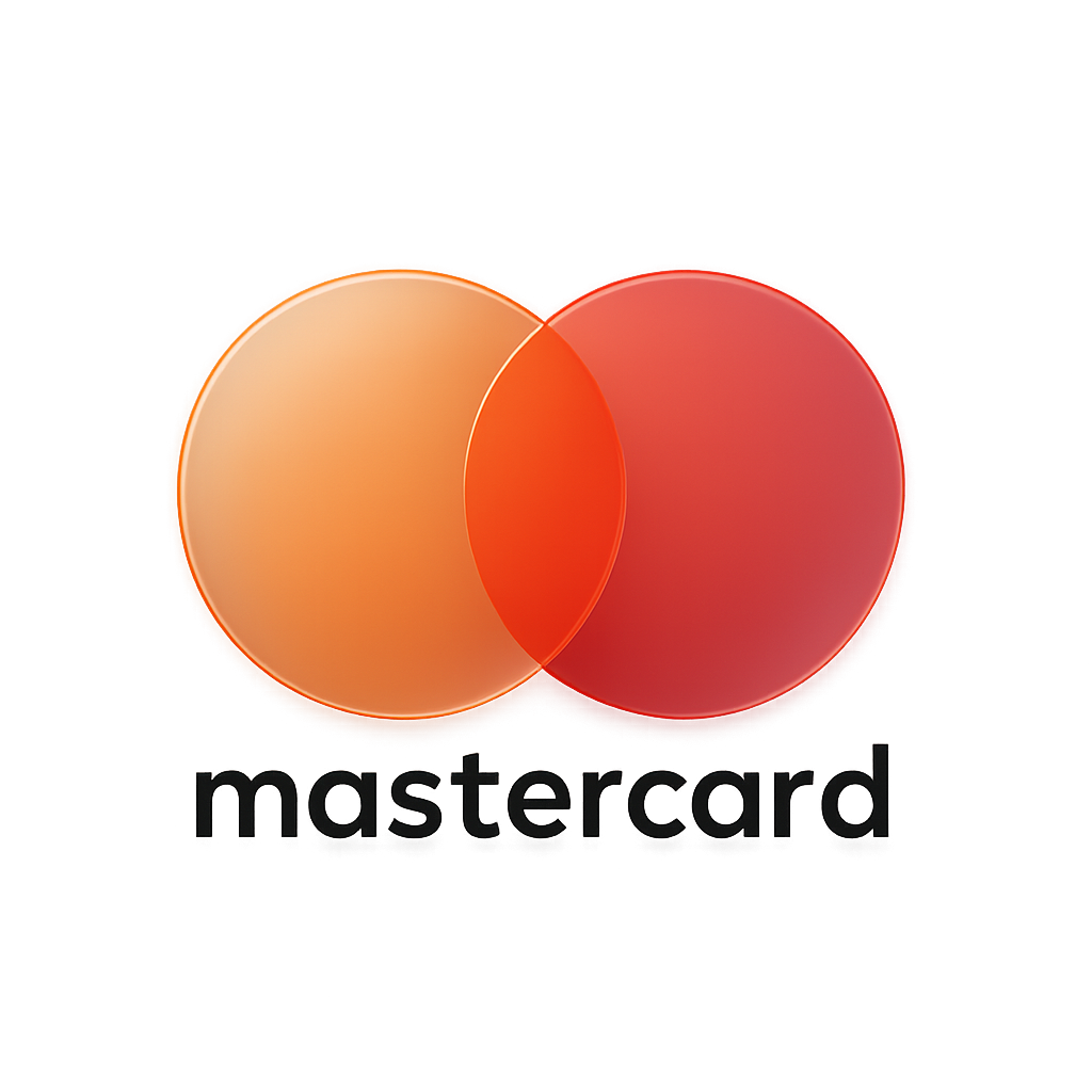 Logo de Mastercard, moderno, glassmorphism, degradé