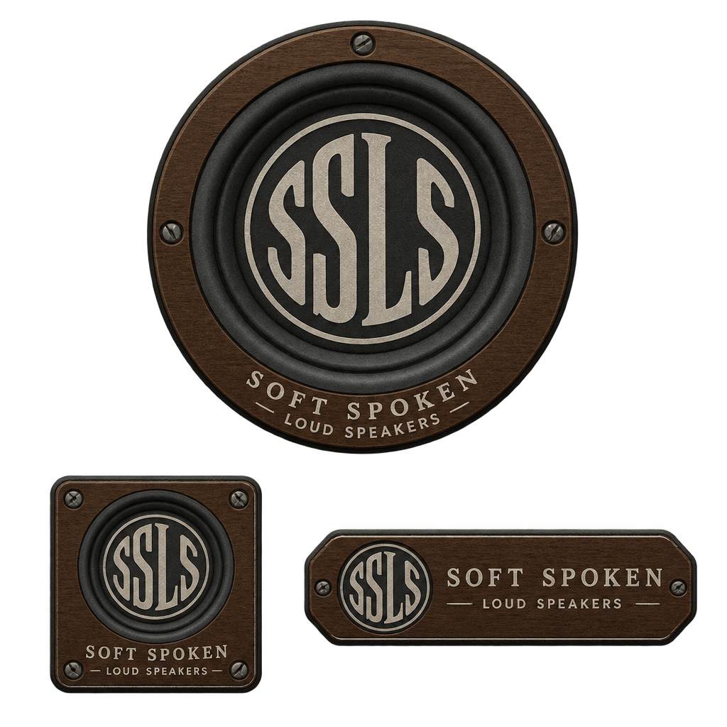 soft spoken loud speakers logo