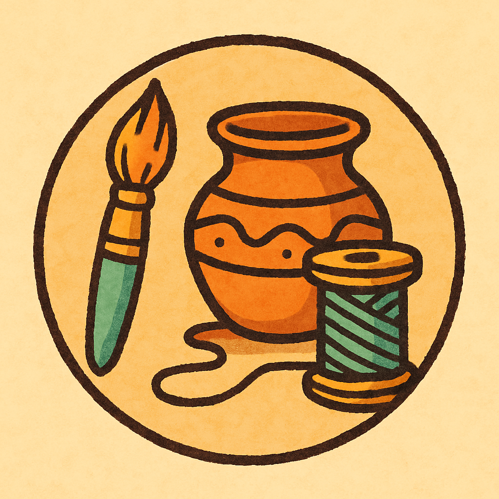 Handmade crafts icon