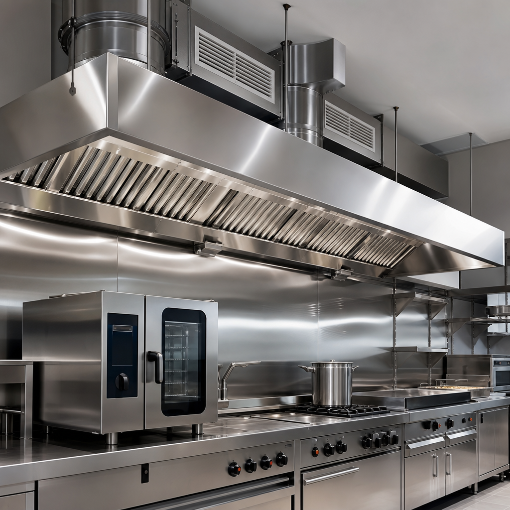 Industrial exhaust and ventilation hoods