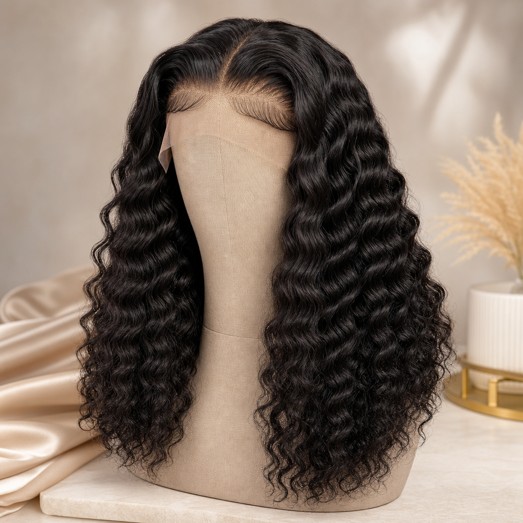 Deep Wave Frontal Wig 20"