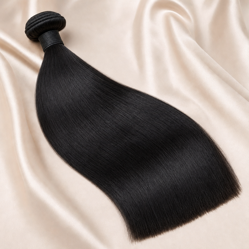 Luxury Double Drawn Straight Bundle 18"