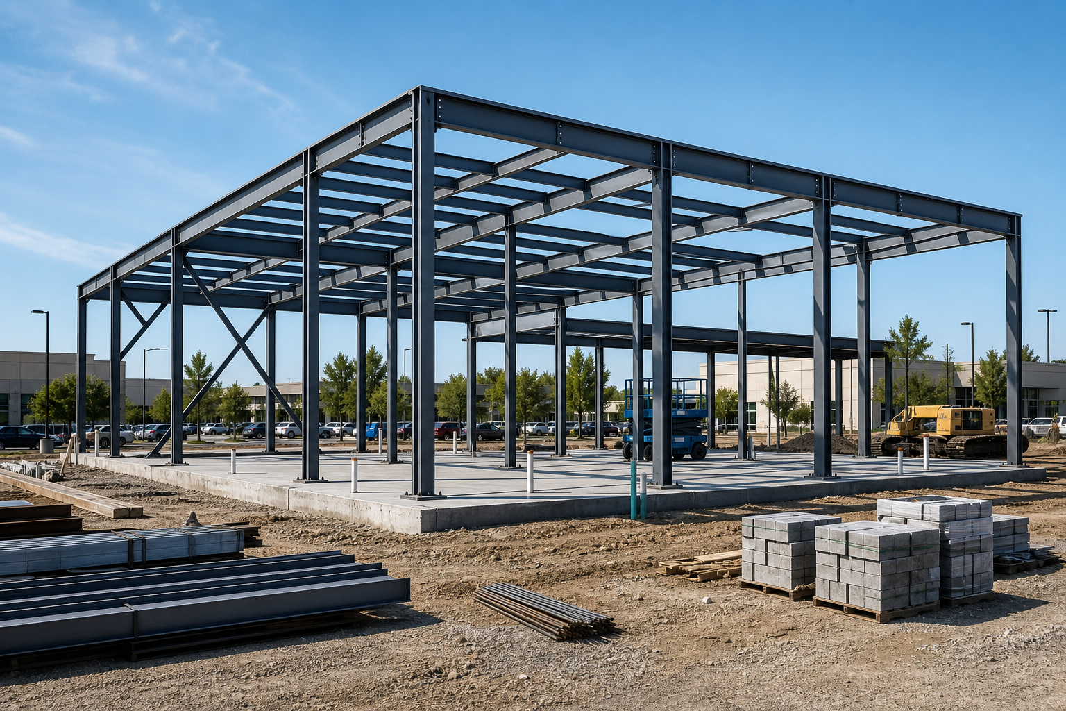 Standalone small commercial ground-up construction project
