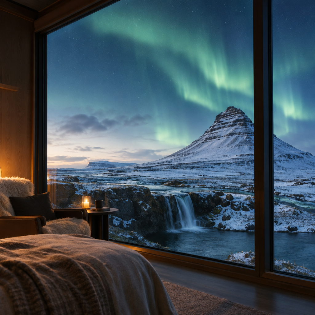 Scenic landscape for Northern Light and Warm Interiors