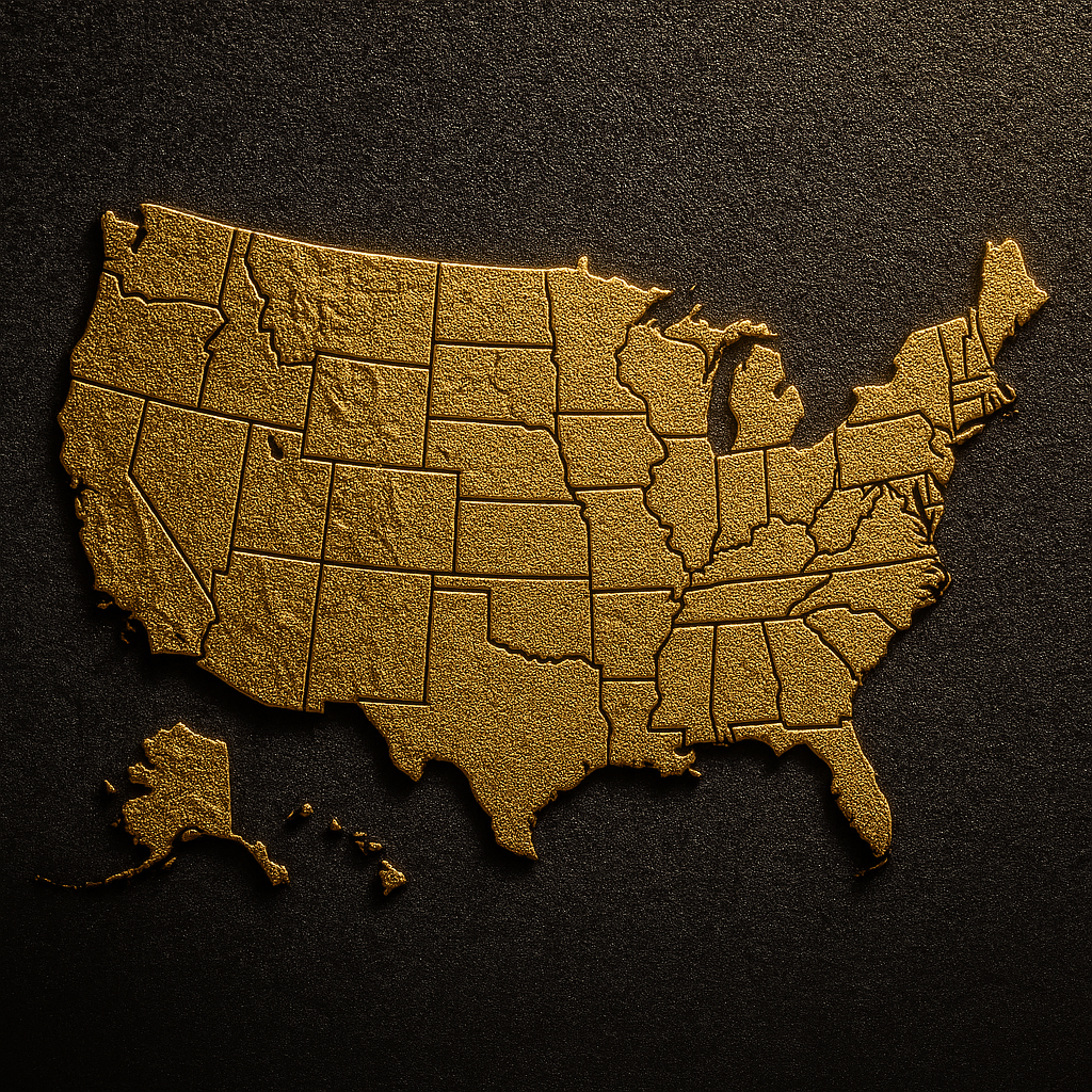 Nationwide coverage icon
