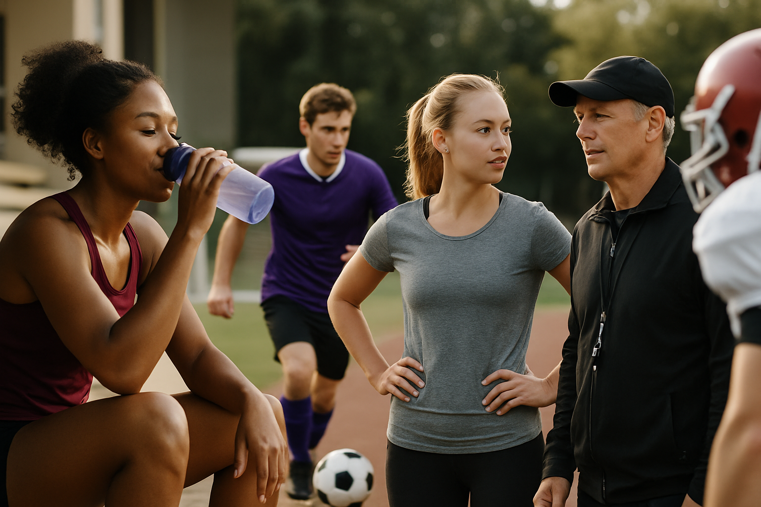 Everyone in Sport in a realistic sports setting