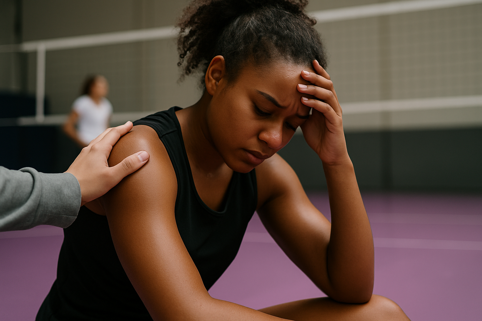 Mental and emotional wellbeing athlete support moment in sport