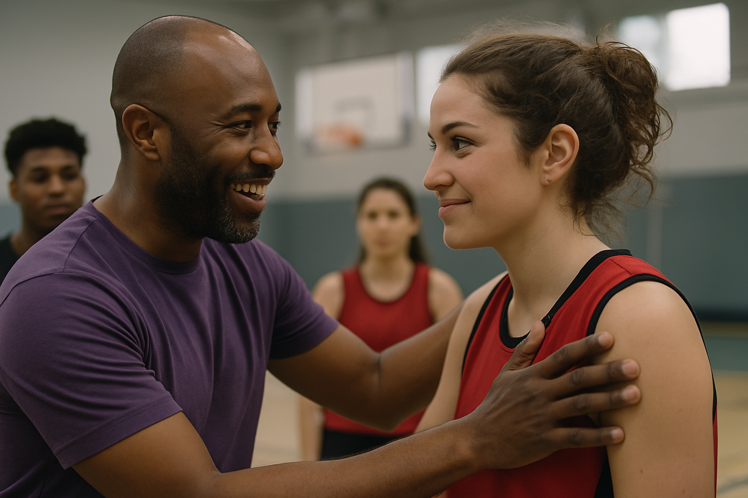 Support sports support moment