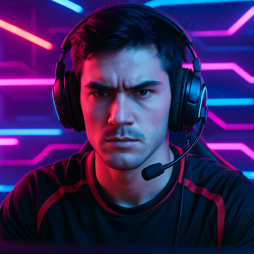 Photo of Riley Bennett, gamer