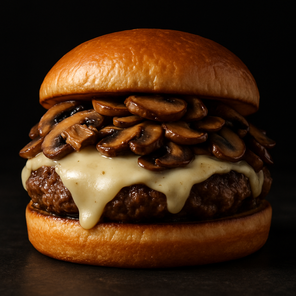 Mushroom Swiss Burger