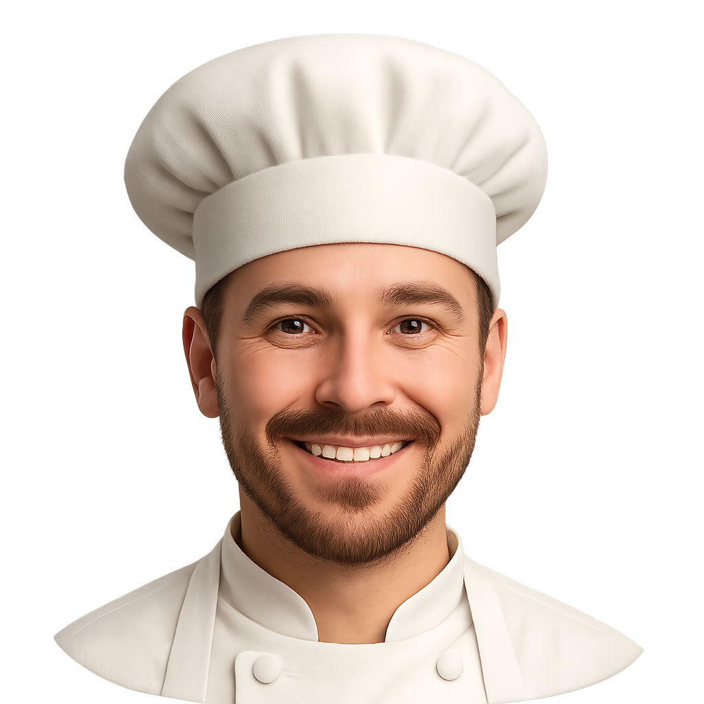 Smiling chef icon