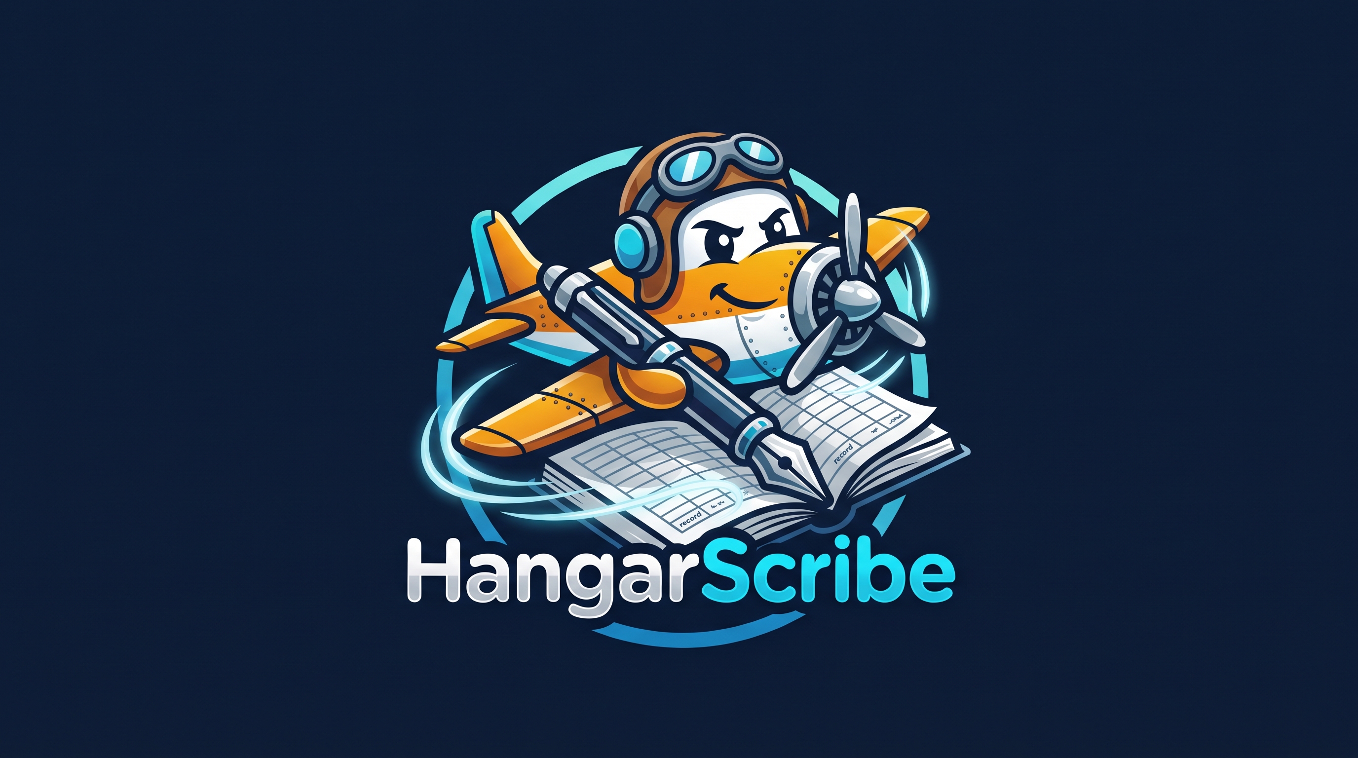 HangarScribe logo