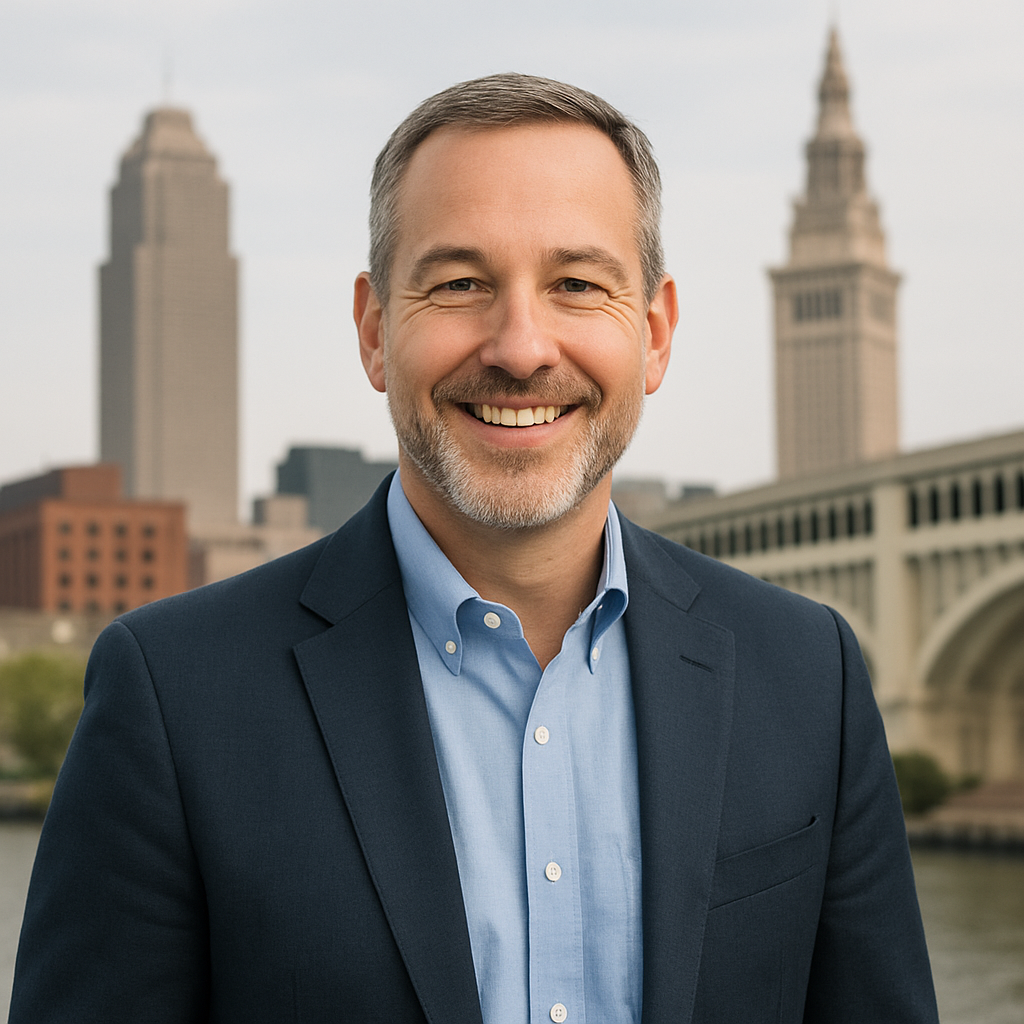 Portrait of the owner, a friendly Cleveland real estate expert