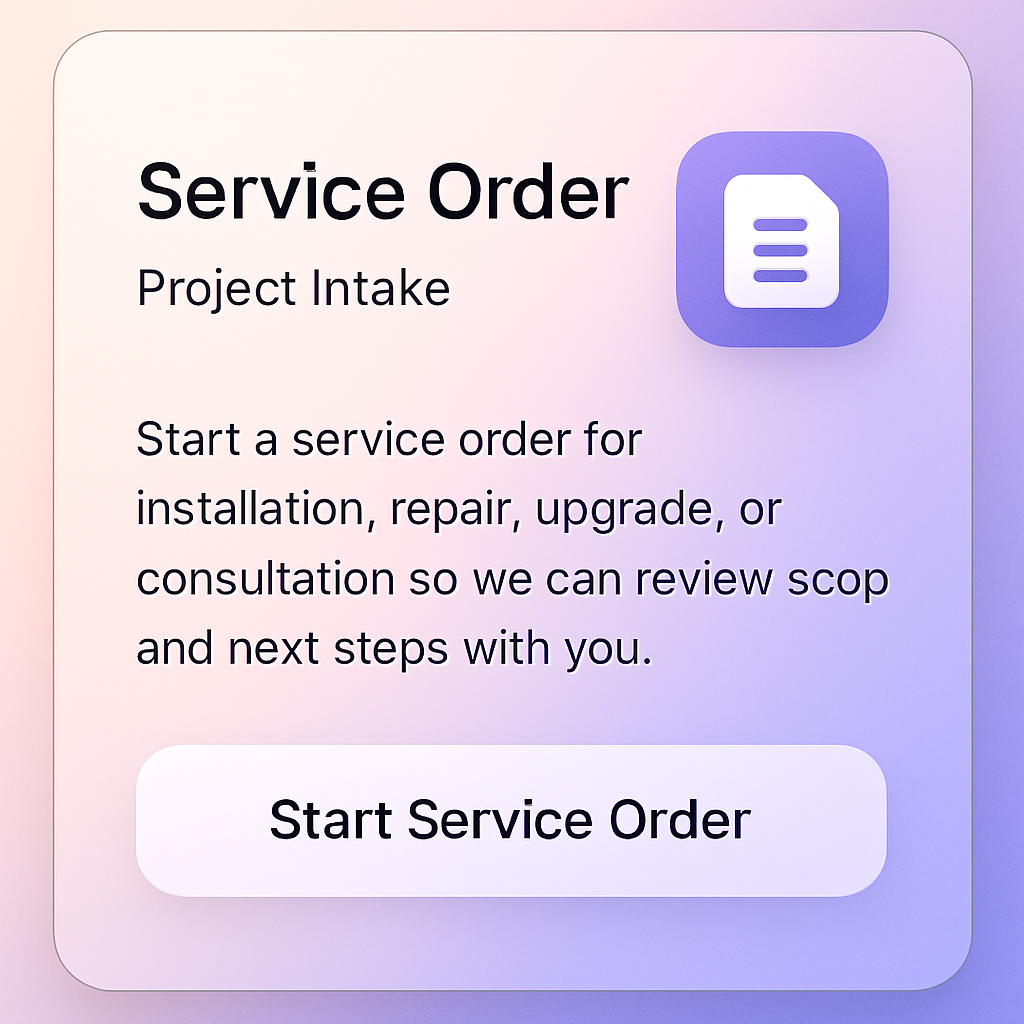 Service Order