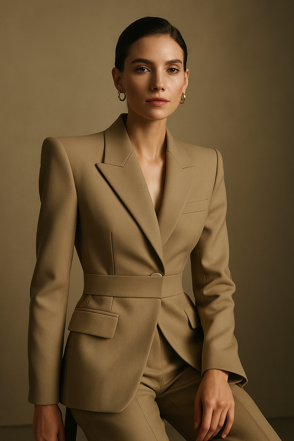 Editorial portrait in studio