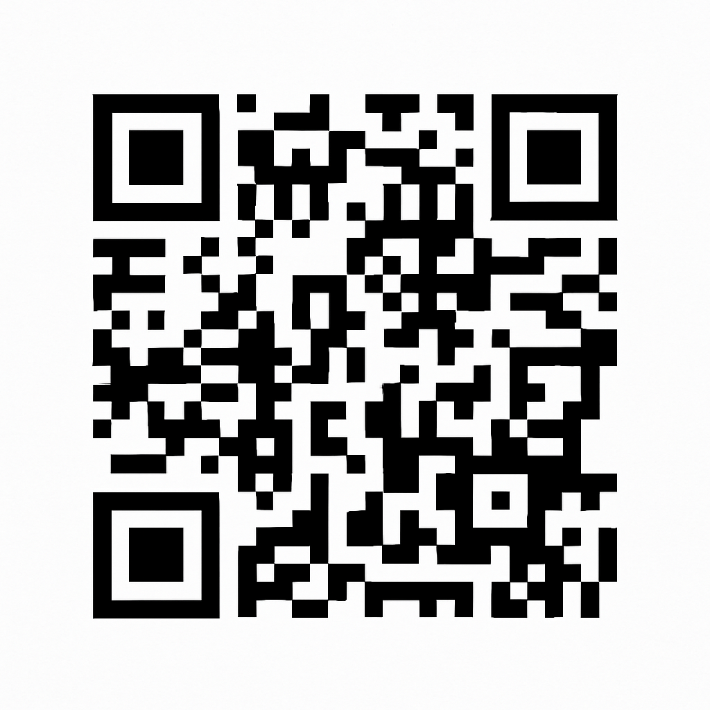 QR code for contact info