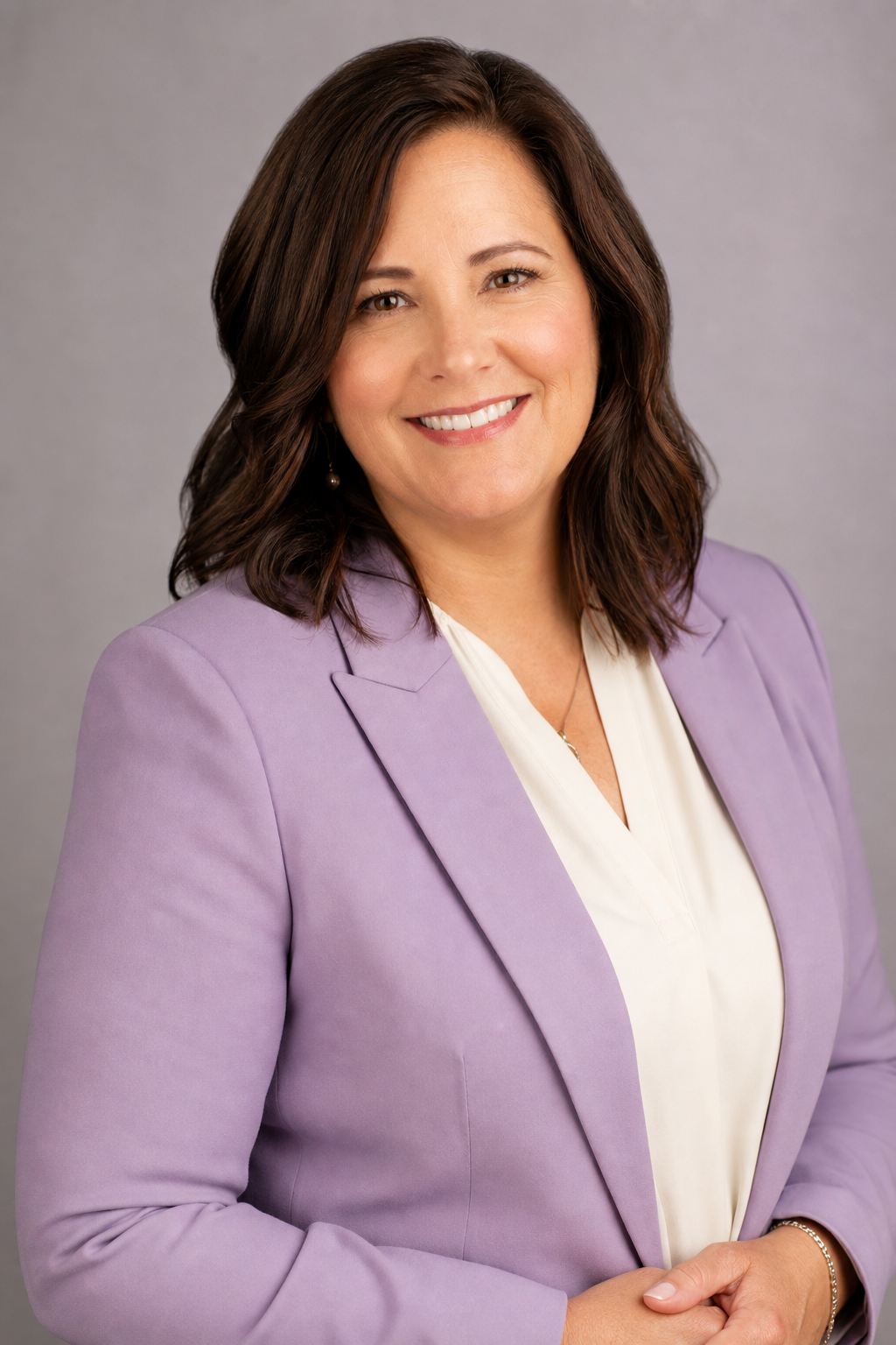 Professional portrait of Ashley SS Johnson, founder of Grammy's Bestie