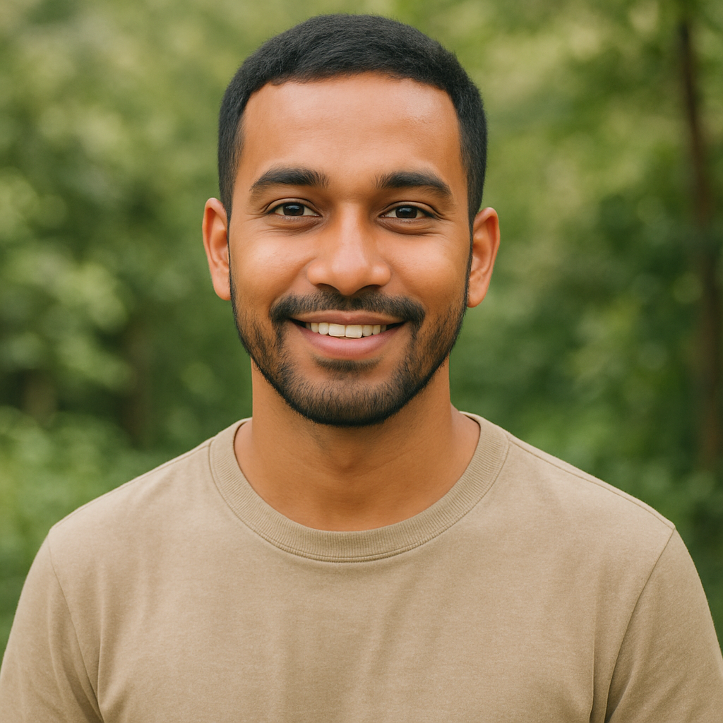 Retrato de Miguel, alumno de cosecha de agua