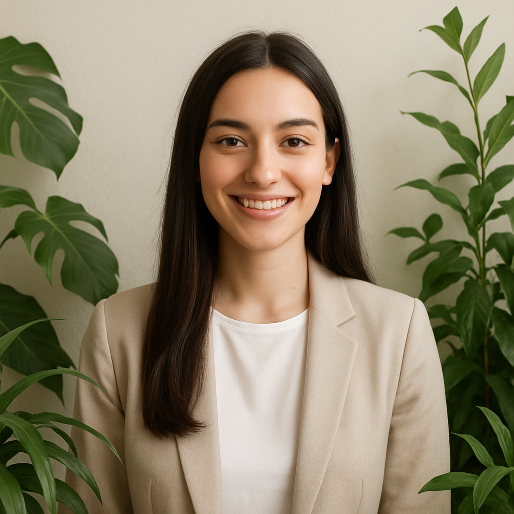 Retrato de Paola, alumna de bioconstrucción