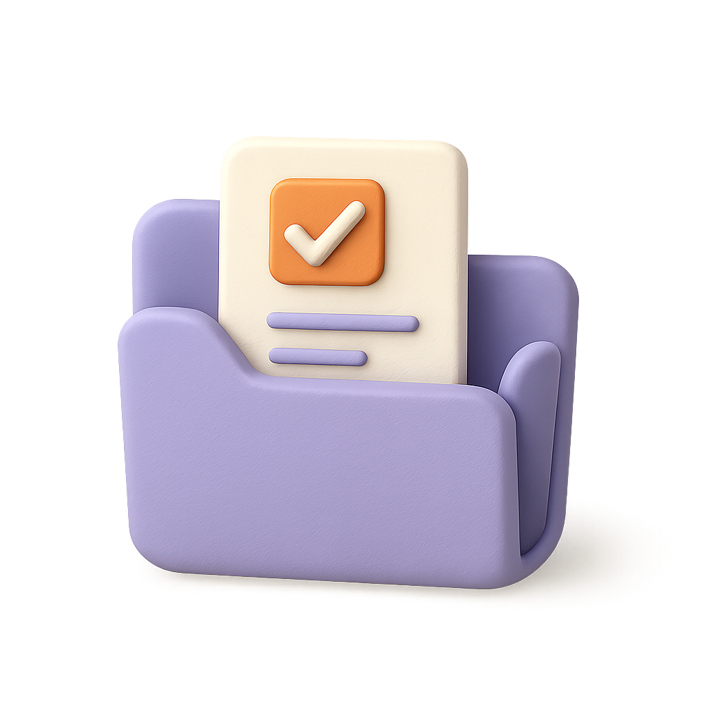 3D clay feature icon