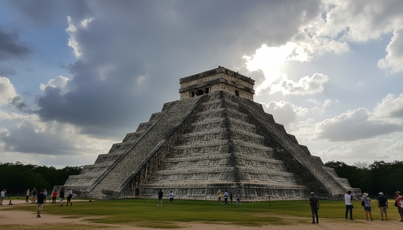 El Castillo pyramid at Chichen Itza