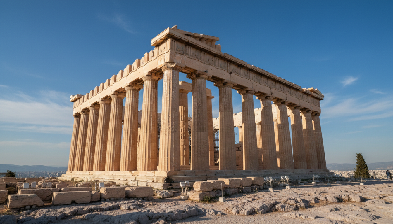 Ruins of the Parthenon in Athens