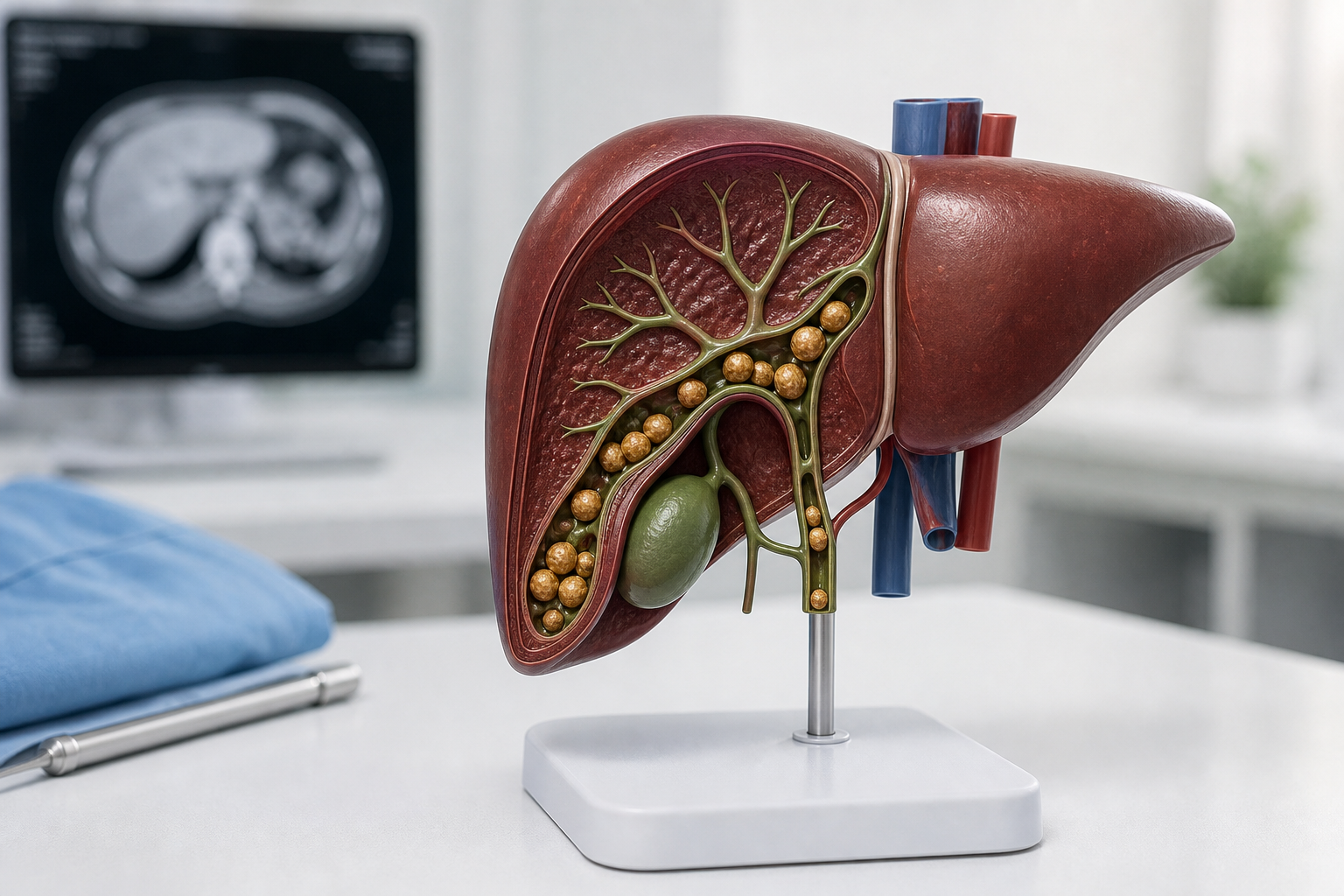 Reference photo for Hepatolithiasis
