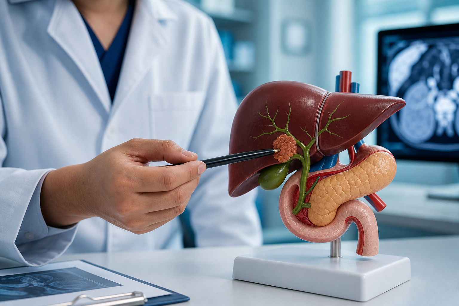 Clinical reference image for Cholangiocarcinoma