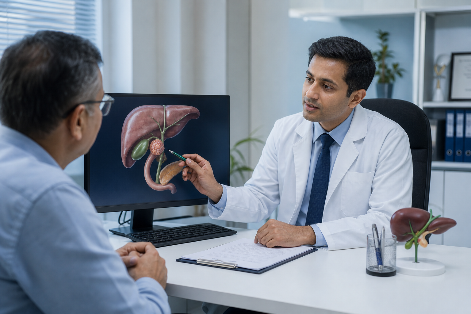 Clinical reference image for Cholangiocarcinoma
