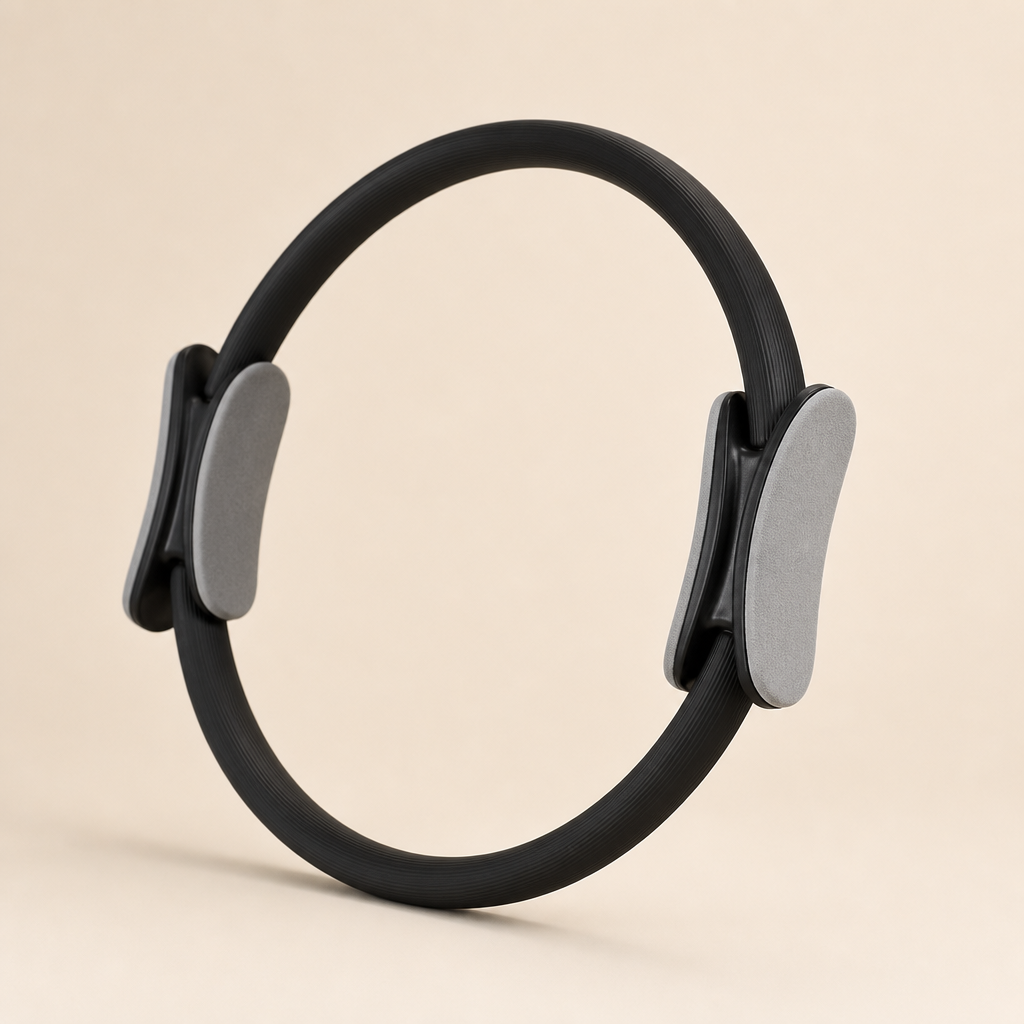 Pilates ring with padded handles
