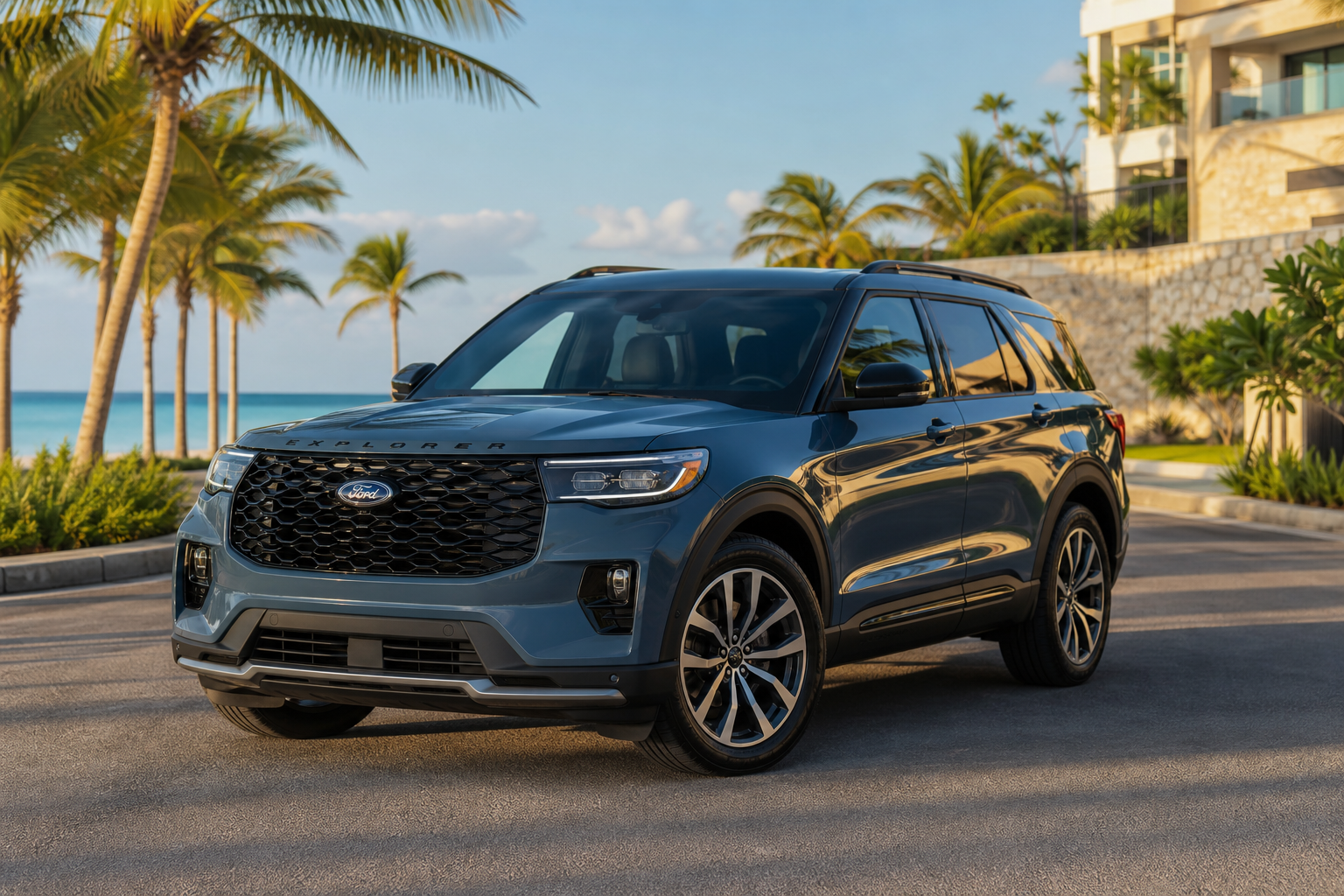 Ford Explorer 2025 de gama alta para renta en Cancún