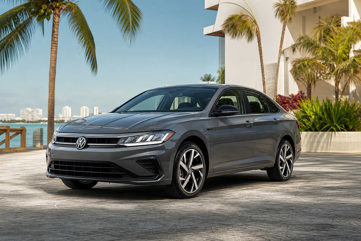 Volkswagen Jetta 2026 de gama alta para renta en Cancún