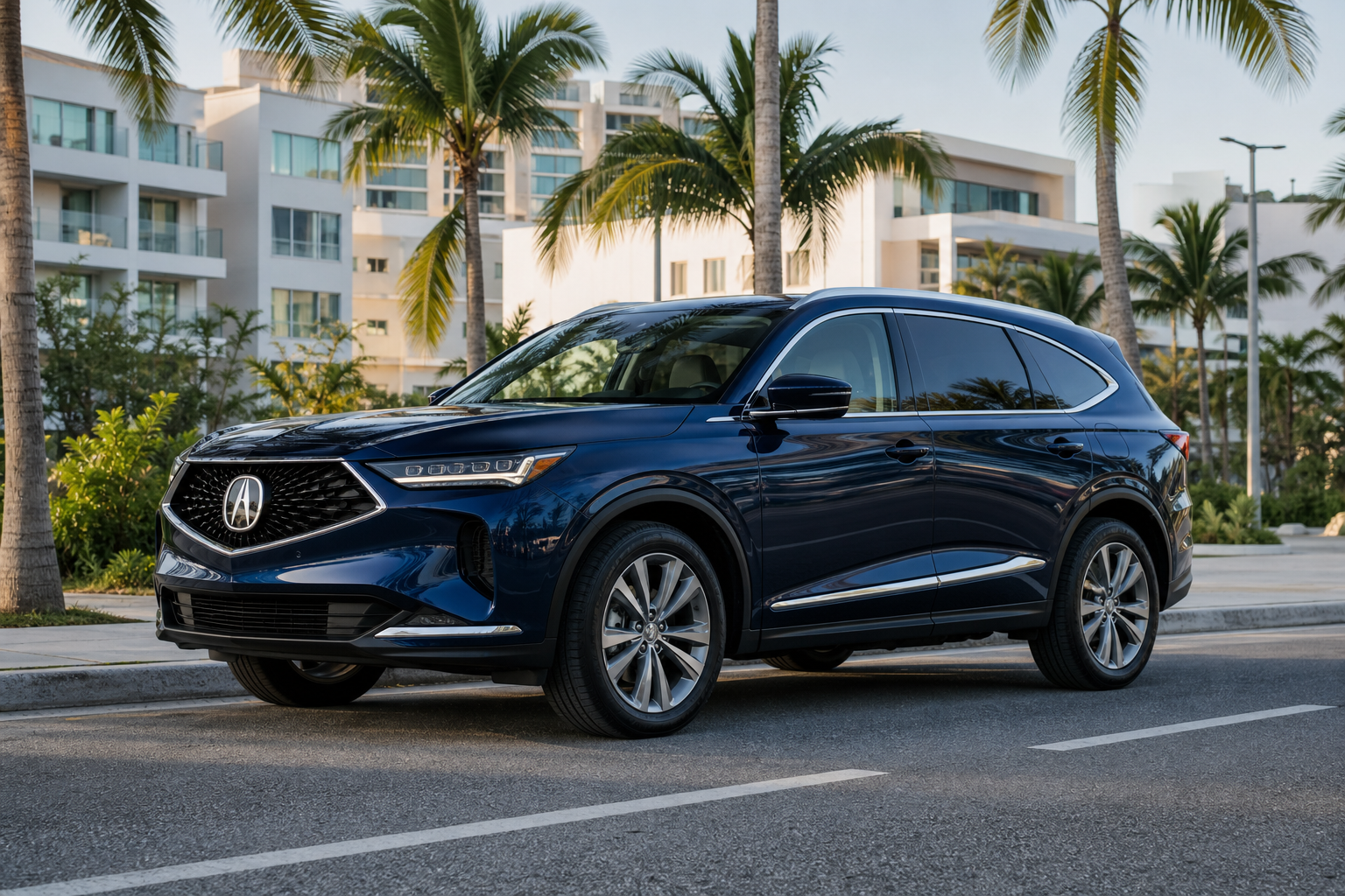 Acura MDX 2025 de gama alta para renta en Cancún