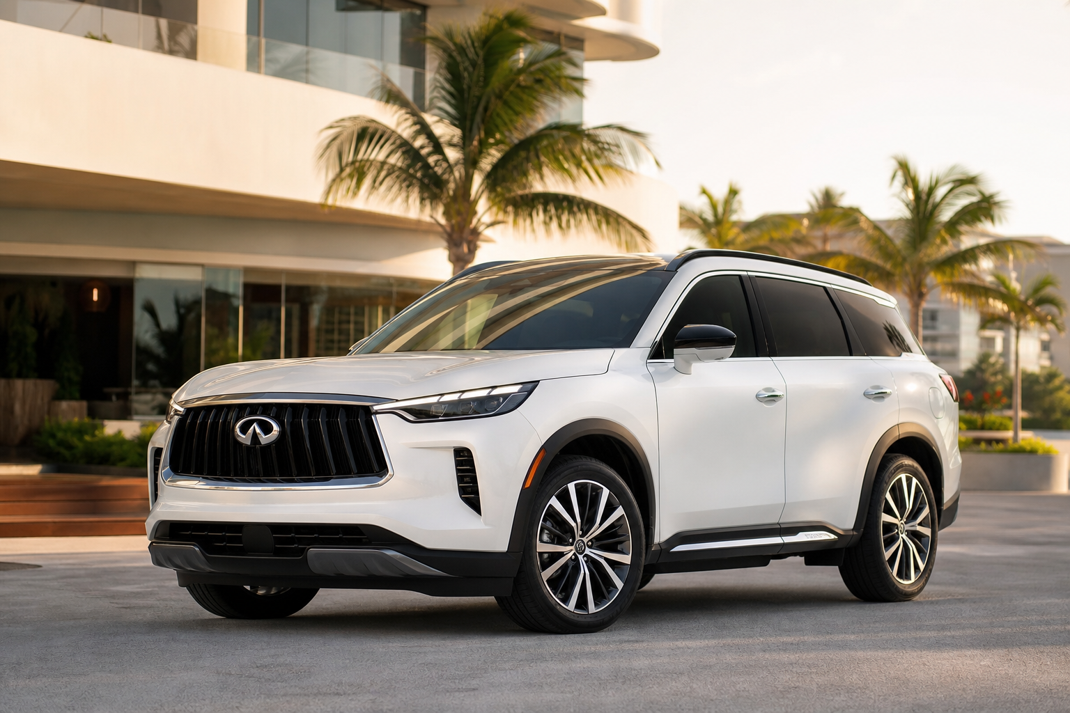 Infiniti QX60 2025 de gama alta para renta en Cancún