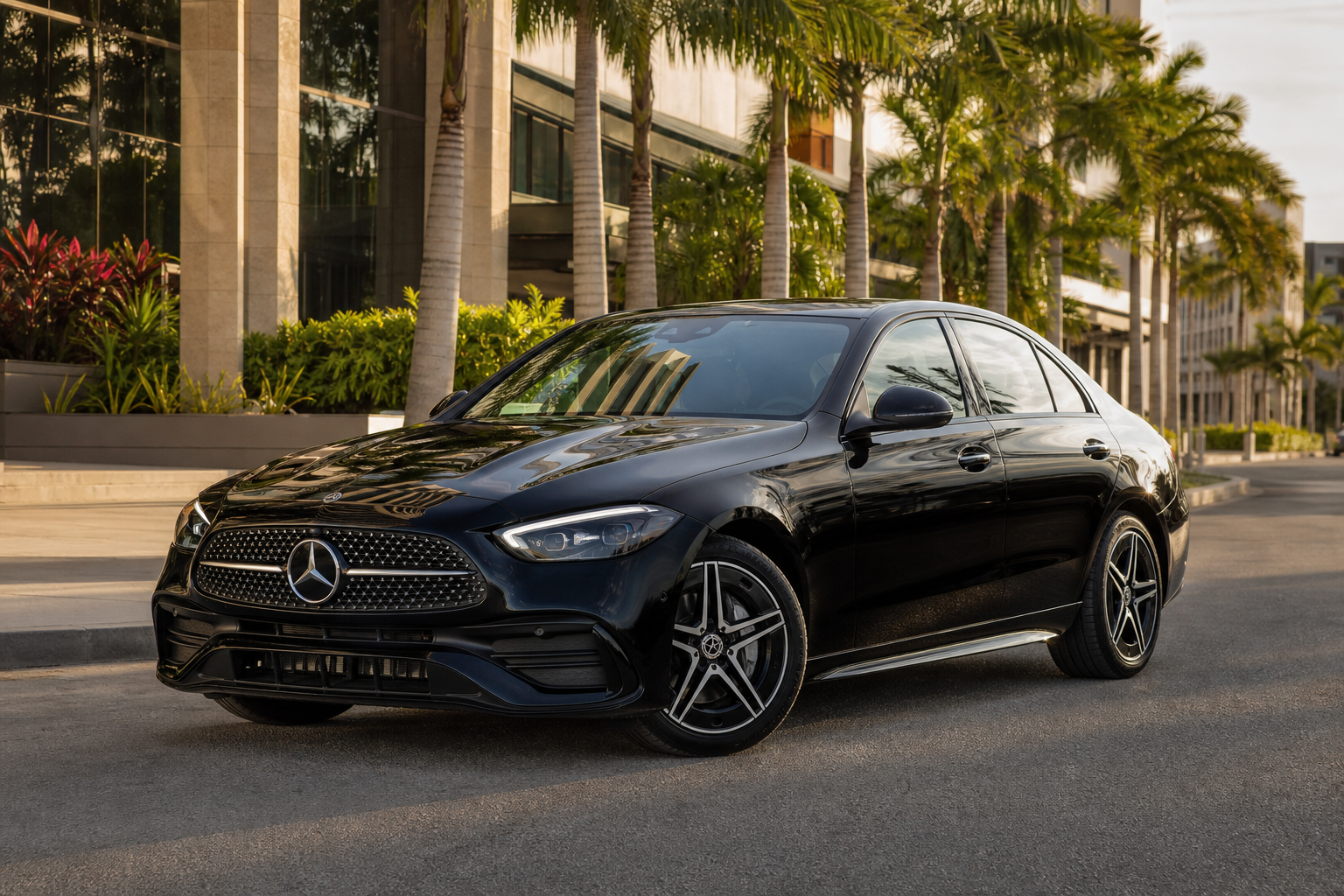 Mercedes-Benz C200 2025 de gama alta para renta en Cancún