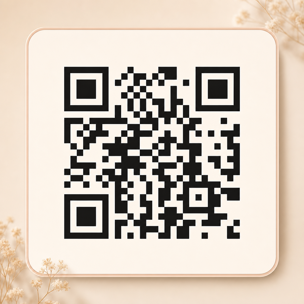 Bakesy QR code for shopping merch or placing an order