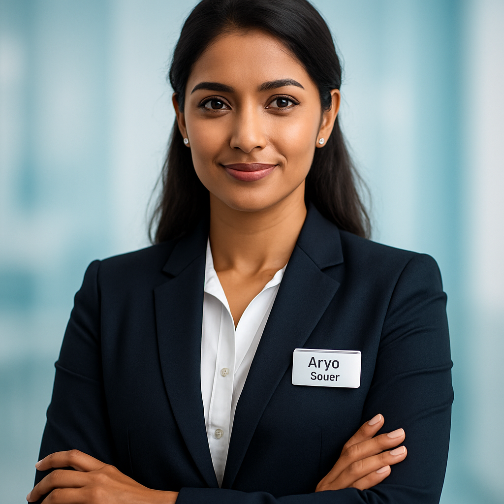Portrait of Arya Desai, CEO and Co-Founder