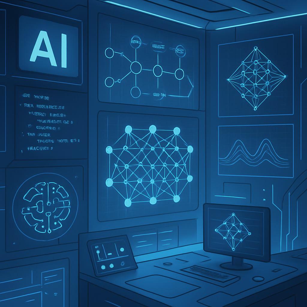 AI Lab experimental concept visual
