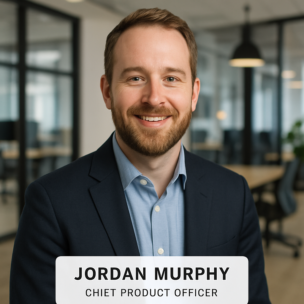 Photo of Jordan Murphy, Chief Product Officer