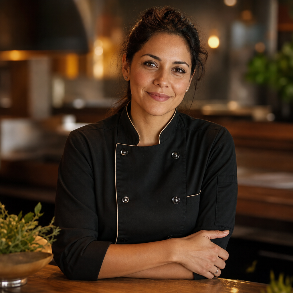 Retrato de Mariana Ríos, chef y socia de restaurante