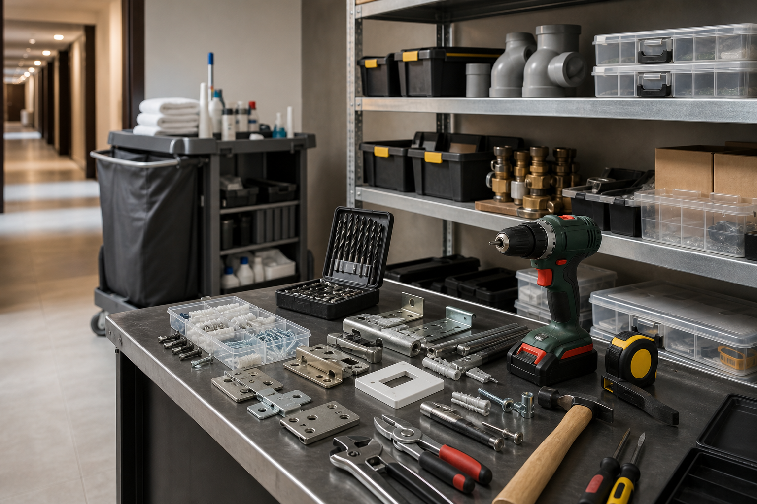 Hotel Maintenance hardware supply scenario