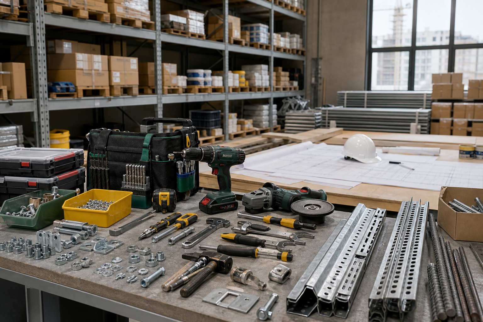 Construction Engineering Projects hardware supply scenario