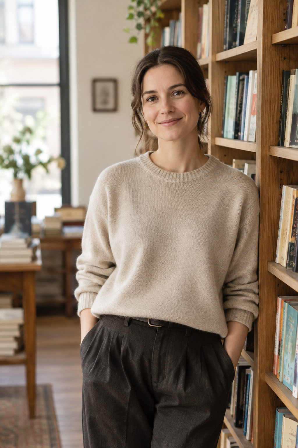 Portrait of Clara, Founder & bookseller