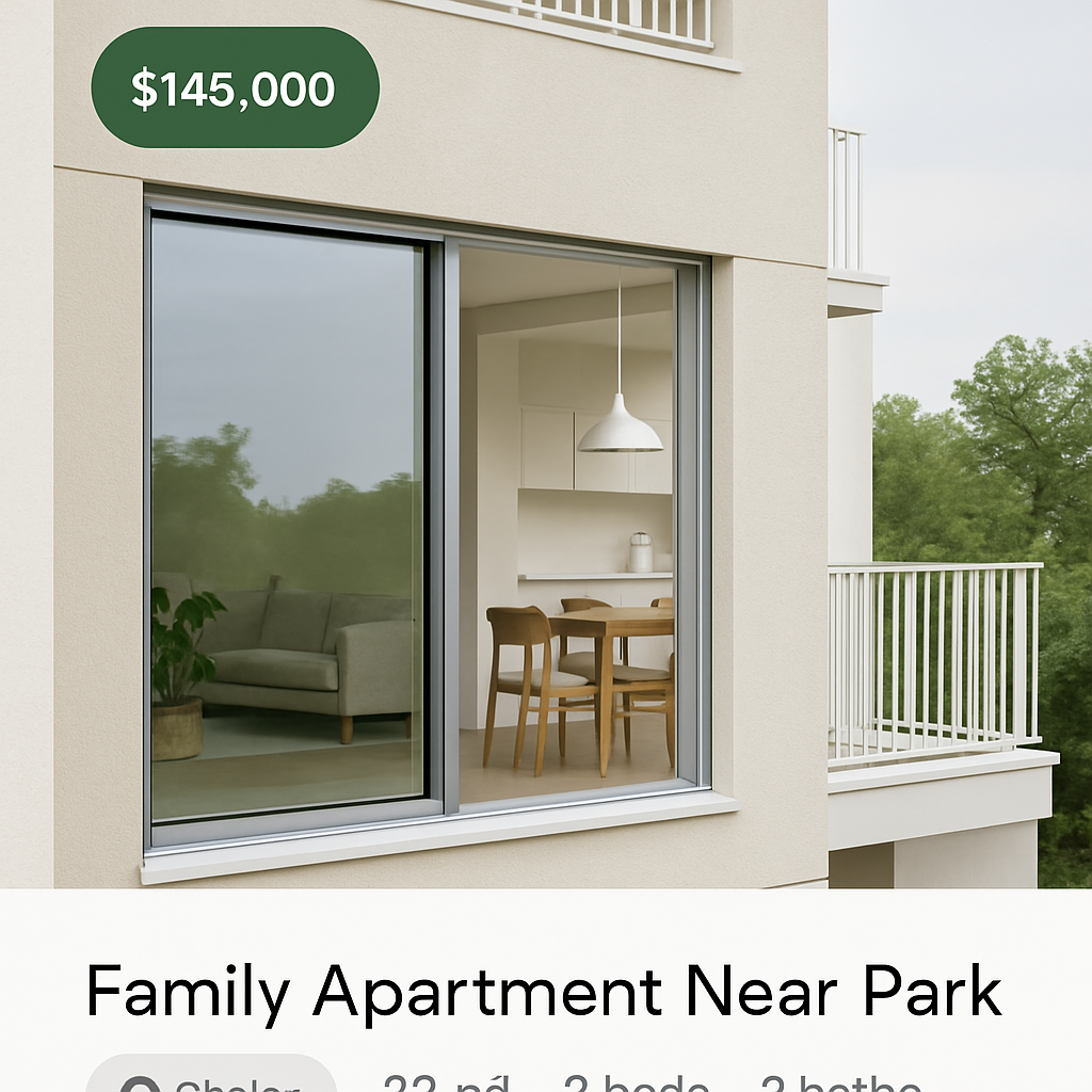 Family Apartment Near Park
