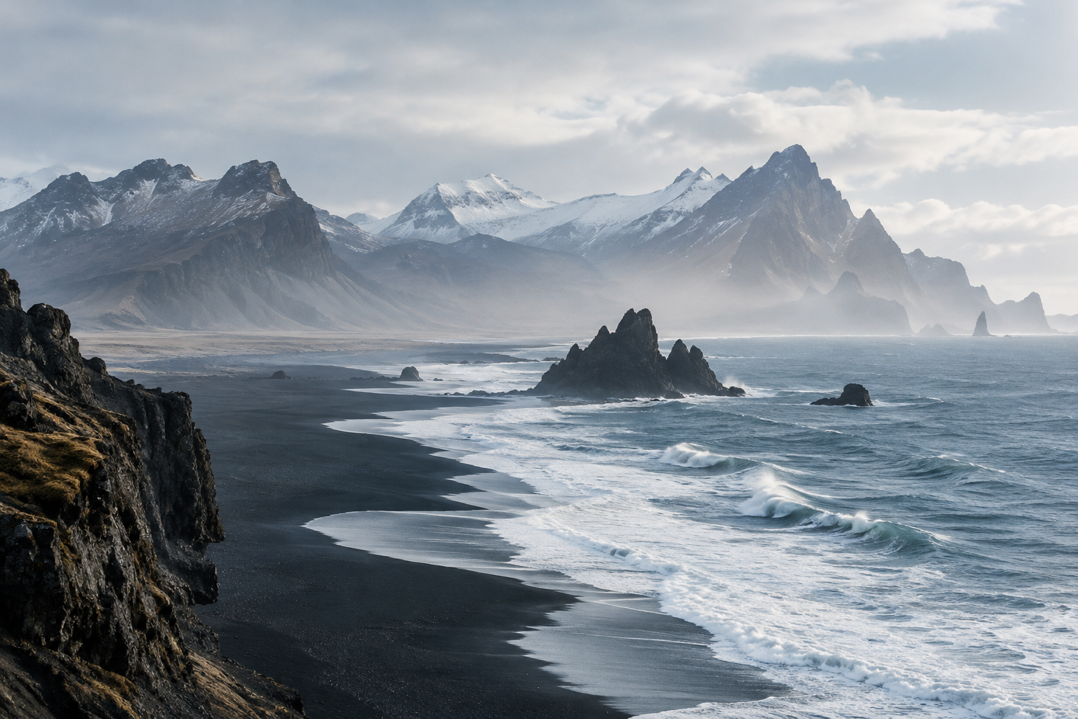 Scenic landscape of Iceland