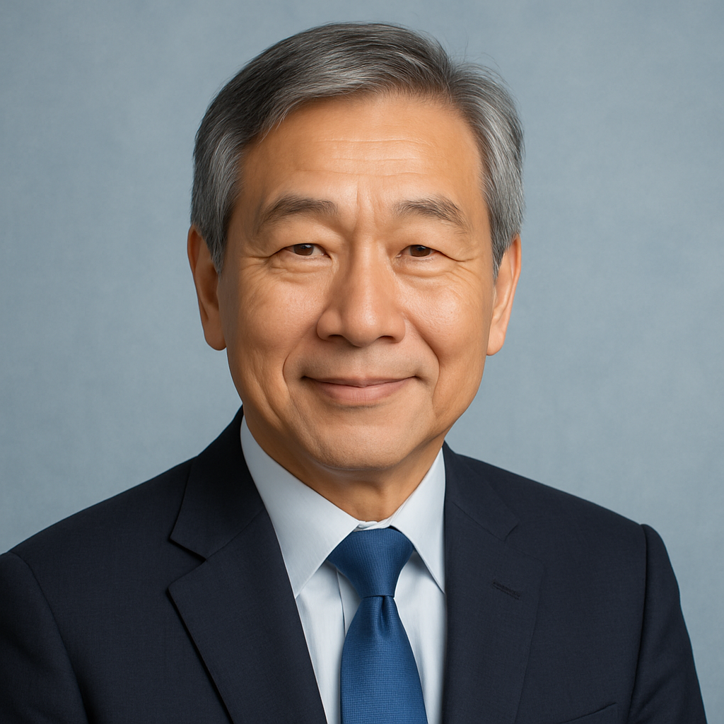 Oliver Lee, older Asian man, smiling