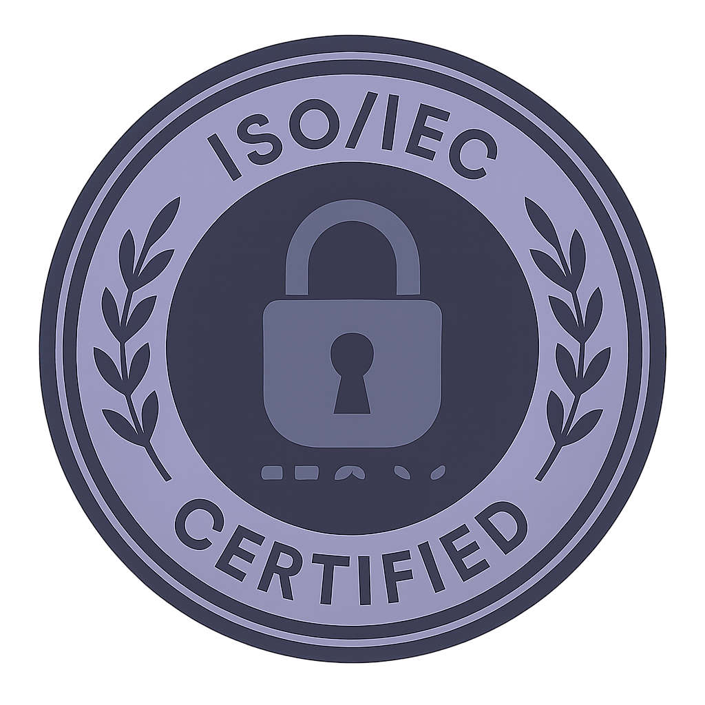 ISO 27001 certification seal