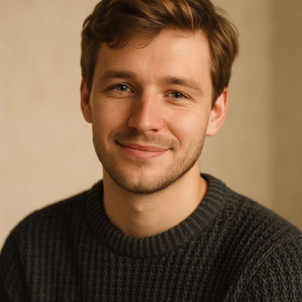 Portrait of Danylo, groom