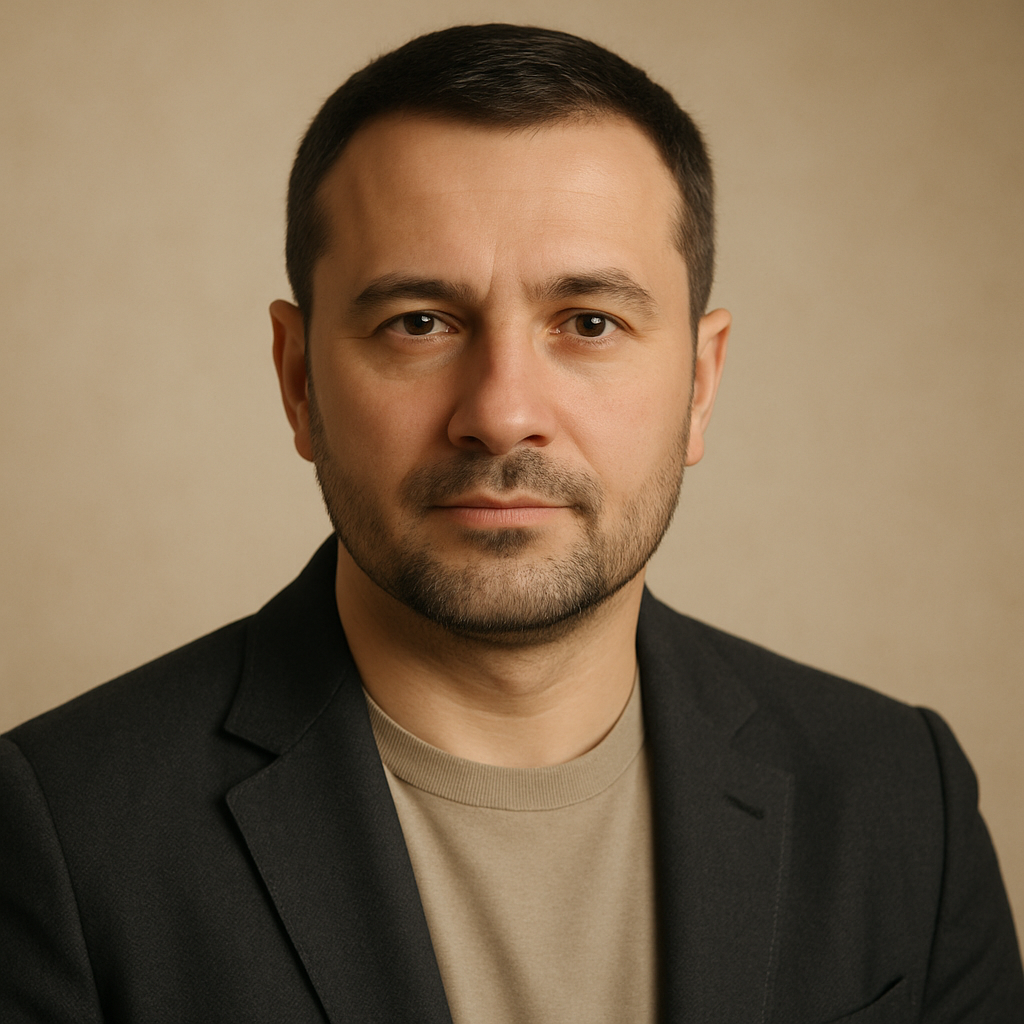 Portrait of Maksym, event organizer