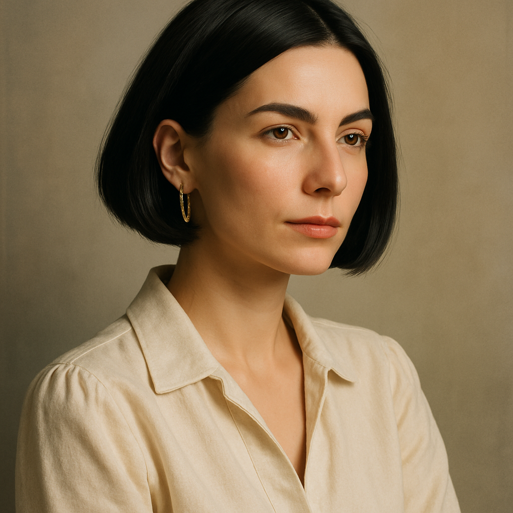 Portrait of Olena, creative director